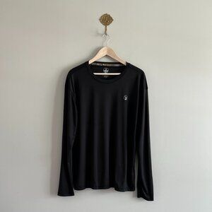 Southern Legends Performance Long Sleeve Shirt Men’s Large Black Logo Tee